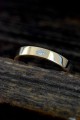 14k Wedding Band With Nature Inspired Motif- Oak Leaf